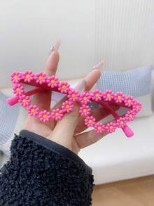 1pc Children's Plastic Frame Glasses, Suitable For Daily Use - Multicolor - View 10