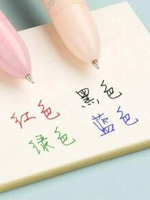 1pc Transparent Sticky Notes, High-Quality Adhesive Memo Pads, Waterproof And Writable, Suitable For Students