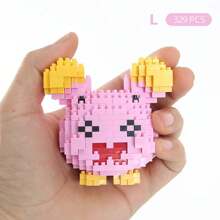 pokemon Small Particle Creative Building Blocks, Suitable For Bedroom Decor, Desktop Ornament, Planter, Birthday Gift, New Year's Gift, Gift For Women/Girlfriend, Study/Office Desk Accessory, Gift For College Students
