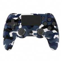 GAMINJA P47 Wireless Controller, Compatible With PS4/PS4 Slim/PS4 Pro/PS3/PC, Dual Vibration, Speaker, 6-Axis Gyroscope, Headphone Jack, Touchpad