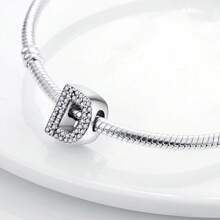 1 pieza Encantos con letra 26 caracteres alfabéticos en 3 estilos diferentes, cuentas de corazón plateadas y doradas, encantos para pulseras, collares, llaveros, cuentas para hacer joyas DIY, regalo único para amigos, familia y pareja
