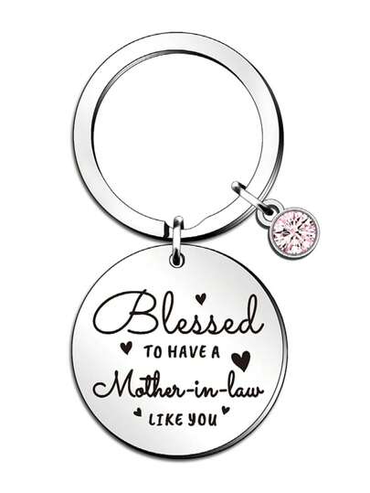 Casual Elegant Stainless Steel Gifts For Mother-In-Law On Mother's Day, Daughter-In-Law's Gift To Mother-In-Law, Son-In-Law's Birthday Gift To Mother-In-Law, Christmas Gift Car Accessories Bag Charm Backpack For School Cute Goth Y2k Gift Ideas Bag Accessories Lanyards With Id Holder Car Accessories Bag Charms