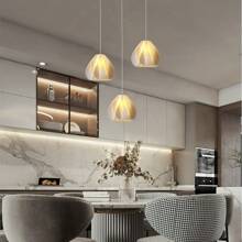 Leishizhiguan Lampadario moderno e minimalista a 3 dimensioni con stampe floreali, arredamento creativo per vetrina, adatto per soggiorno, camera da letto, sala da pranzo, bar