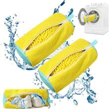 Shoes Multi-Functional Washing Bag,Shoe Washing Machine Bag ,Laundry Shoe Bag For Washer And Dryer - Reusable Sneaker Washing Bag With Extra Strength & Secure Zipper For All Shoes Types ,Protects & Cleans Shoes For Sneaker Tennis Shoes Unstain Cleaner Kit