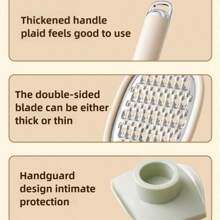 1pc Potato Grater, Carrot Grater, Cheese & Vegetable Chopper, Multi-Purpose Kitchen Peeler - Effortlessly Shred Carrots, Cucumbers, Potatoes, And Other Vegetables. A Practical Kitchen Tool And A Must-Have For Every Household