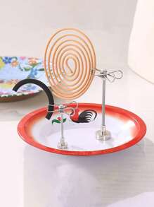 1 pezzo molletta magnetica per bruciatori di zanzare, supporto per bastoncini di incenso rotti, adatto per il fumo di incenso in ambienti interni e per la repellenza delle zanzare all'esterno in estate, portatile e facile da usare