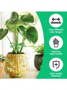 8pcs (4 Large & 4 Small) Plant Support Cages, Plastic Trellis Climbing Hooks, Reusable Indoor/Outdoor Plant Climbing Frame, Flower Holder Grid Growth Accessories, Home & Living | Outdoor & Garden | Plant Stands | Protectors | Plant Cages & Stands (Random Color & Style)