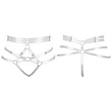 Women Plus SizeThigh Suspender Garter Belt Lingerie Waist Punk Suspender Belt Stockings Gothic Punk Party Dance Costumes Rave Accessory - Multicolor - View 13