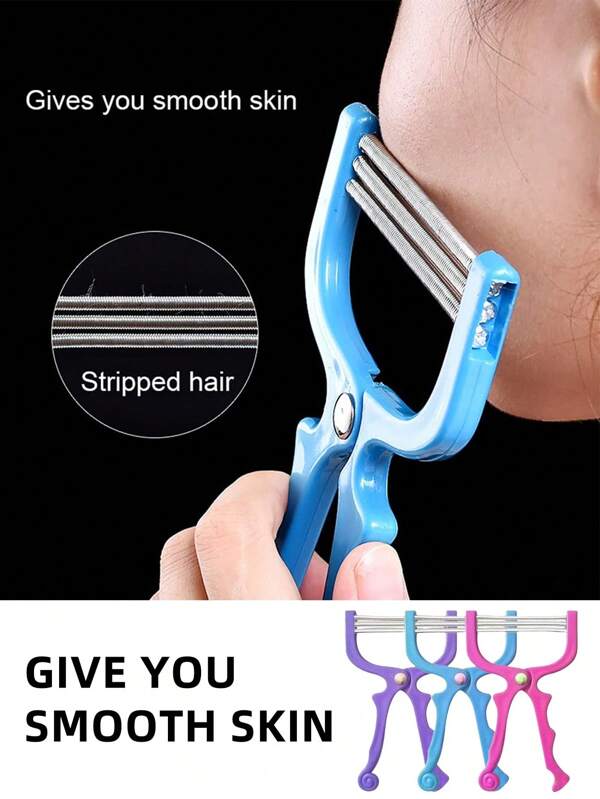 1 Pack Facial Hair Remover, Lip And Face Spring Threading Tool, Facial Hair Remover Spring Manual Removal Epilator Beauty Shaving Threading Tool Women, Facial Epilator, Portable Spring Epilator, Spring Threading Tool For Women Chin, Cheek, Beard, Upper Lip, Facial Hair Puller, Lip Hair Remover And Facial Hair Tweezers