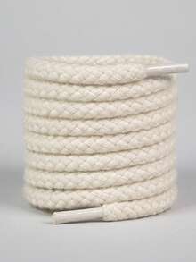 New Round Solid Color Versatile Shoelaces, Colorful Rope Laces For Sports Shoes Replacement