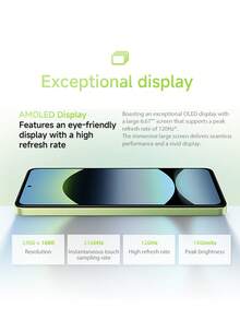 Xiaomi Note 14 NFC Smartphone 6GB+128GB Global Version Helio G99-Ultra Processor 6.67" 120Hz AMOLED Display 108MP AI Camera 33W Turbo Charging 5500mAh Battery IP54 Water And Dust Resistant Charger Included,100% Genuine Product,Christmas Gifts For Children And Parents - Black - View 4