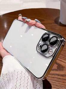 Basic Phone Case. Clear Case With Contrasting Frame. Compatible With IPhone 15/15 Pro (1 Unit) - 銀色 - 查看 4