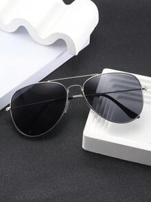 1 件/3 件金属男士时尚眼镜复古飞行员镜框时尚护目镜适合日常使用和度假 - 彩色 - 查看 18