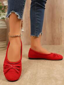 Zapatillas deportivas 2025 de verano para mujer, de suela plana, informales, de corte bajo, transpirables - Rojo - Ver 4