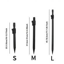 2pcs/Set Ground Insert Fishing Rod Support Aluminum Alloy Material Lightweight And Portable