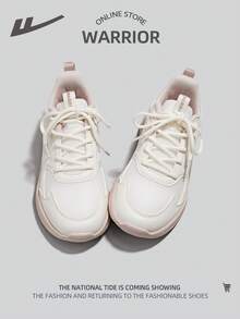 WARRIOR 1 Pair Women's Lace-Up Mesh Comfortable Casual Fashion Design Sneakers