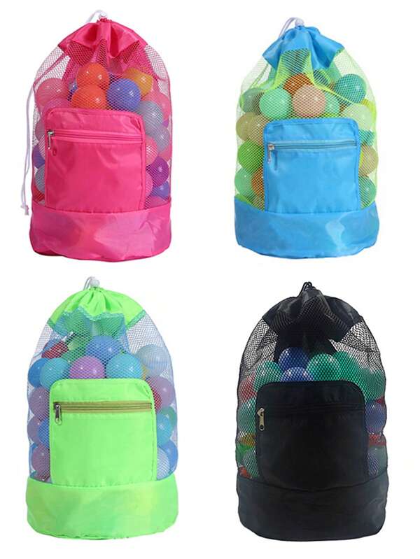 Opbergtas voor speelgoed voor buiten, strandtas, strandtas in rugzakstijl, opbergtas voor strandspeelgoed