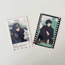 Jujutsu Kaisen 10pcs Jujutsu Kaisen Transparent Cards, Mini Cards, Gojo Satoru Anime Merchandise, High Definition Self-Printed Transparent Cards, Card Gifts And Greeting Cards School Supplies,Back To School