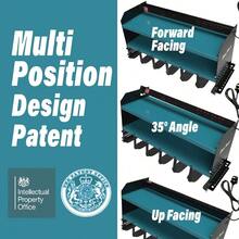 Tooanize Garage Power Tool Organiser Wall-Mounted Storage Rack And Charging Station Heavy-Duty For Workshop And Garage Tools Large 6-Pack Blue. - Blue6-slot - View 5