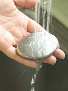 2pcs/Set Stainless Steel Deodorizing Oval Soap, For Removing Odors From Hands, Garlic And Fish Smell, Bathroom Supplies | Home Essentials | Kitchen & Dining | Kitchen Tools | Other Kitchen Tools (Random Color & Style) - Multicolor - View 2