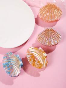 1pc Korean Style Acetate Cute Mini Shell Hair Claw Clip, Bite Bangs/Short Hair Clip, Sweet Hair Accessories Hair Clips Hair Jaw Clip Hair Clamps Hair Clutch Hair Catcher Clip