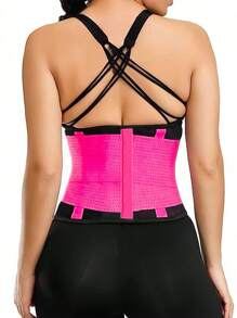 1pc Women Waist Trainer, Waist Trimmer Belt, Sweat Sauna Belt, Workout Waist Cincher, Waist Shaper, Abdominal Trainer Exercise Waist Belt Suitable For Workout Home Sports And Walk