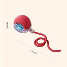 Juguete adorable con bola eléctrica y rodante para gatos - Bola interactiva y automática en movimiento aleatorio para gatos de interior aburridos, ejercicio y entrenamiento de gatitos
