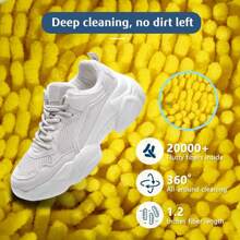 Shoes Multi-Functional Washing Bag,Shoe Washing Machine Bag ,Laundry Shoe Bag For Washer And Dryer - Reusable Sneaker Washing Bag With Extra Strength & Secure Zipper For All Shoes Types ,Protects & Cleans Shoes For Sneaker Tennis Shoes Unstain Cleaner Kit