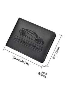 4 个卡槽机动车驾驶证卡夹，男女通用皮革卡夹，便携式钱包，卡夹，迷你钱包，带多个卡槽，设计精致，容量大，尺寸小巧，适用于驾驶证、名片 - 彩色 - 查看 5