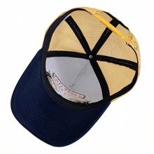 JZML 1pc Men's Letter Eagle Embroidered Trucker Cap