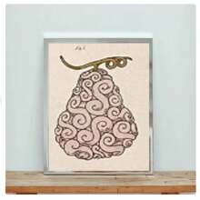 ONE PIECE 1 Pc Pop Wall Arts Posters One PieCe Devil's Fruits - Poster Illustration Art Print , Food, Anime, Cursed Fruits( Unframed-Style)