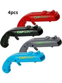 Abridor de botellas con forma de pistola divertida, lanzador, disparador, pistola de juego, abridor de botellas de cerveza creativo para juegos de bebida, familia, fiestas, bares, exteriores, barbacoas. Herramientas divertidas de uso doméstico