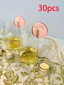 Wedding Place Card Ideas Glass Marker Wine Charm Wedding Drink Tags Champagne Charms Drink Label Glass Charm Disc Name Tags Circle,Personalised Drink Tags, Acrylic Wedding Wine Glass Markers ,Wedding Name Place Cards Ideas