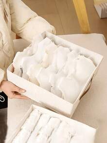Tianshan Lingerie Storage Box - Multi-Compartment Lingerie Drawer Organizer Box For Bedroom, Suitable For Dorm, Home And Wardrobe, Multipurpose Underwear Container For Men And Women, Everyday Gift - Multicolor - View 7