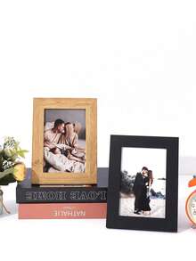 1pc 6-Inch Single & 2/3/4 Pieces Combination Creative Photo Wall Frame Decor, Horizontal & Vertical, Suitable For Bedroom, Living Room, Office, Holidays - Multicolor - View 10
