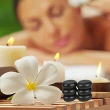 2/4/8/10 Stück Set Mini Heißstein Massage Set, Zuhause Spa Heißstein Massage Steine, Fußwärmer, Entspannung
