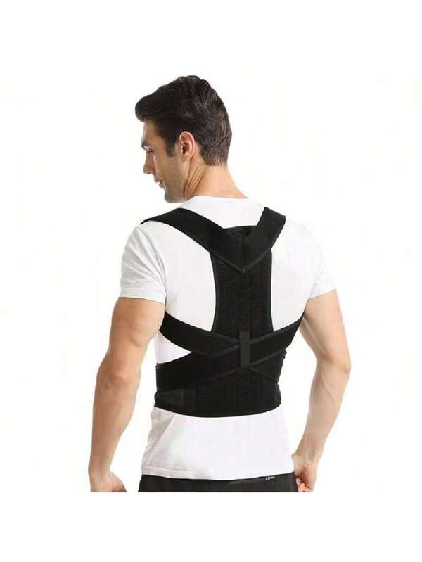 ComfortFit Posture Corrector For Men & Women - Adjustable, Breathable Orthopedic Brace - Seamless Upper Back, Spine, Neck & Shoulder Support - Ideal For Daily Wear, Clavicle Stabilization - Promotes Healthy Posture, Prevents Slouching Gym Gym Accessories