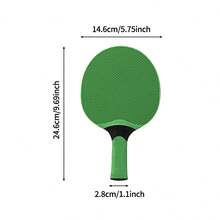 1pc Rubber Table Tennis Racket, Paddle Set With Double-Sided Rubber Grip, For Student Training And Recreation - Suitable For Indoor And Outdoor Use