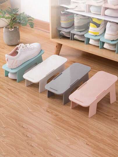 1pc-Shoe Rack,Shoe Storage,Double Removable And Combinable Simple Shoe Rack Household Shoe Organizer Shoe Shelf