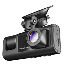 2.0 Inch IPS Screen Dash Cam With 32GB TF Card 170° Wide Angle 3 Channel Cam Front And Rear - 黑色 - 查看 4