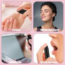 3Pcs 8ML Travel Refill Spray Perfume Bottles, Rotating Glass Perfume Containers