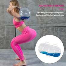 Bolsa de fitness com injeção de água com peso ajustável para homens e mulheres, equipamento de treinamento muscular de braço para uso doméstico, chaleira de água, acessórios de ginástica para exercícios em dormitório, esporte, gimnasio, Ejercicio En Casa, Maquinas De Gimnasio, Entrenamiento En Casa