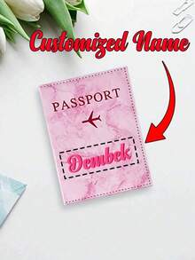 Perfektes Geschenk für Mutters Geburtstag, Jahrestag oder Muttertag. Personalisierter Mini-Reisepasshalter, Reisedokumentenorganizer und Kartenhalter, geeignet als Geschenk und für den täglichen Gebrauch, modisch und schön, stabil und robust, geeignet für Reisen, Geschäftsreisen, als Geschenk für Familie, Freunde, Paare, Geburtstage, Feiertage, Weihnachtsgeschenke - Verschiedenfarbig - Übersicht 4