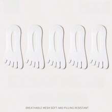 3/5 pares de calcetines tipo chanclas para hombre, calcetines de verano de unicolor ultraligeros y frescos, calcetines invisibles tipo barco, calcetines de dedos, calcetines bajos para hombre con silicona antideslizante - Multicolor - Ver 10