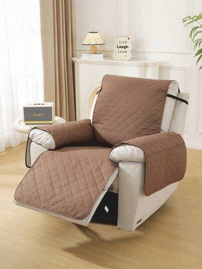 1 Pc 100% Waterproof Recliner Chair Cover, Non Slip Recliner Covers Pet Integrated Sofa Cover Single Pet Non-Slip Furniture Protector Cover Recliner Slipcover Armchair Slipcovers, Easy To Install & Easy Care, For Pets Dogs Cats Living Room Home Decor