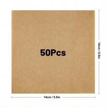 200 Count Unbleached Parchment Paper Squares 5.5" X 5.5",Hamburger Patty Paper, Non-Stick Wax Paper Sheets For Separate Burgers, Cookies & Other Foods When Storing, Freezing - Multicolor - View 15