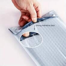 10 件，白色气泡邮件，自封信封，防水运输袋，缓冲泡沫聚乙烯邮件运输，邮寄，包装业务，圣诞节情人节