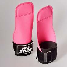 2pcs/1pair Men's And Women's Non-Slip Fitness Gloves, Wrist And Palm Support Gloves For Hard Lift Lifts, Pull-Up Assist Straps, Palm Protection Bar Non-Slip Wristbands, Bench Press Back Pull-Up Wrist Guards