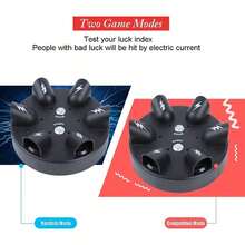 Roulette Party Game, Lucky Finger Shock Lie Detector, Electric Shock Thrill Game, Amusing Party Game Toy, Finger Vibrating Game Party Gift, Suitable For 2-6 Players, Novel Tabletop Game, Prank Toy For Adult & Teen Party Icebreaker, Truth Or Dare Ideal Toy - Multicolor - View 8