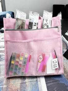 1pc Diamond Painting Tool Bag, Fits A3/A4 LED Light Pad, Diamond Painting Kits, Suitable For Handicraft, Art, And Painting Supplies